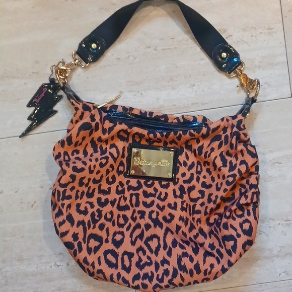 Betsey Johnson Handbags - Betseyville by Betsey Johnson Animal Print Hobo Shoulder Bag